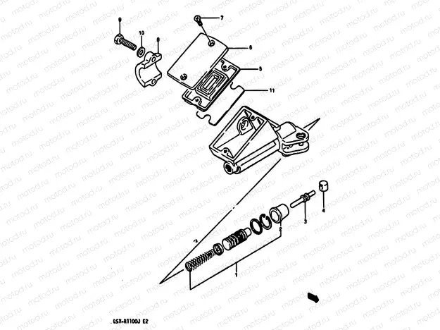 50 - CLUTCH MASTER CYLINDER