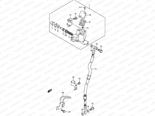 50 - FRONT BRAKE HOSE