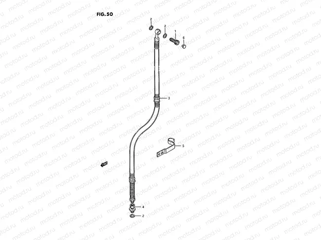 50 - FRONT BRAKE HOSE