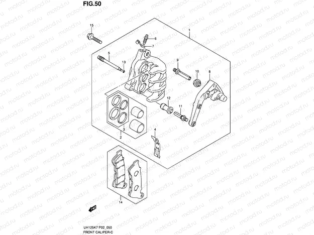 50 - FRONT CALIPER