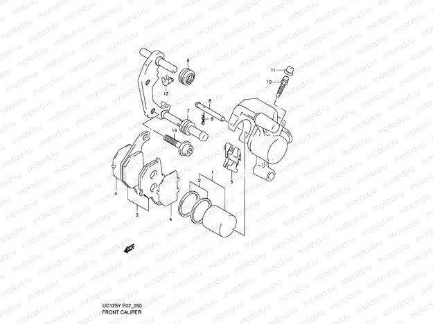 50 - FRONT CALIPER