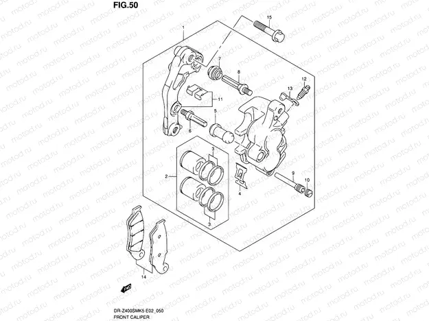 50 - FRONT CALIPER