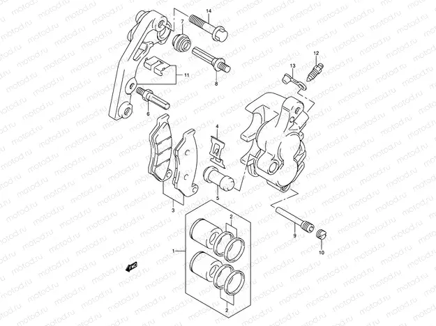 50 - FRONT CALIPER
