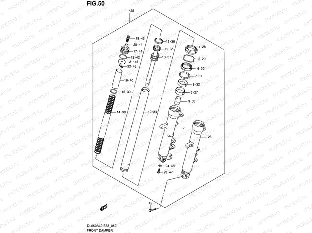 50 - FRONT DAMPER