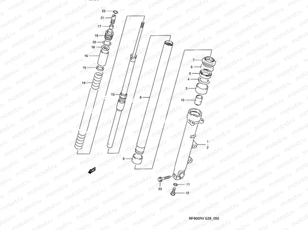 50 - FRONT DAMPER (MODEL R/S)