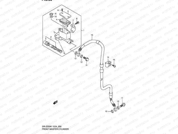 50 - FRONT MASTER CYLINDER