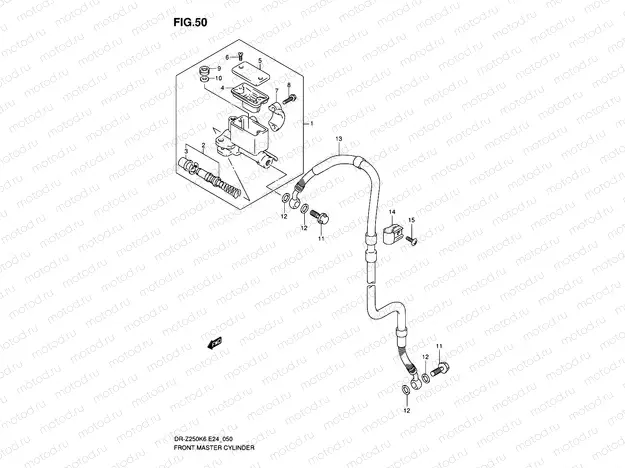 50 - FRONT MASTER CYLINDER