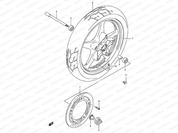 50 - FRONT WHEEL