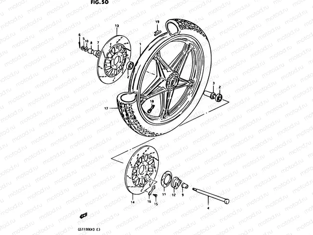 50 - FRONT WHEEL