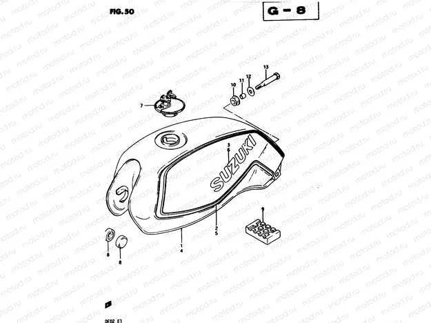 50 - FUEL TANK (GS450SD E06, E15, E24, E34)