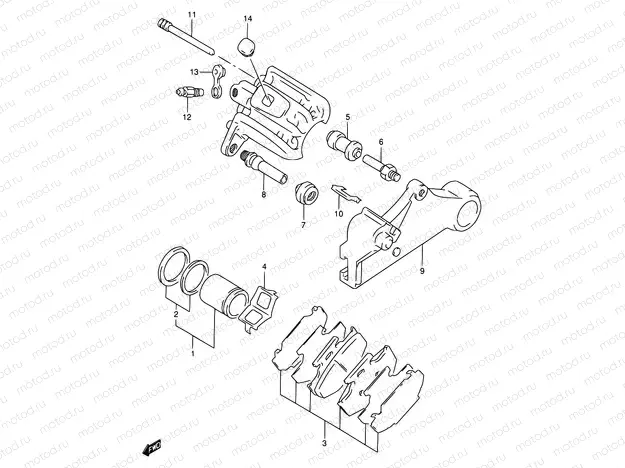 50 - REAR CALIPER
