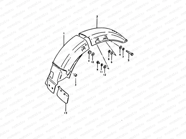 50 - REAR FENDER
