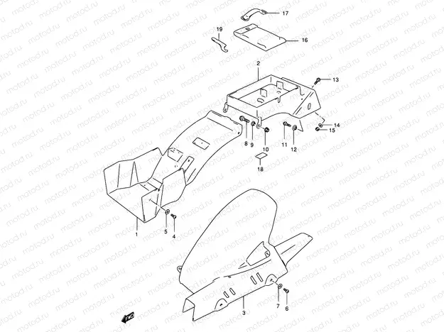 50 - REAR FENDER