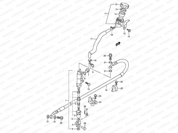 50 - REAR MASTER CYLINDER
