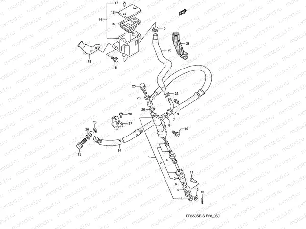50 - REAR MASTER CYLINDER