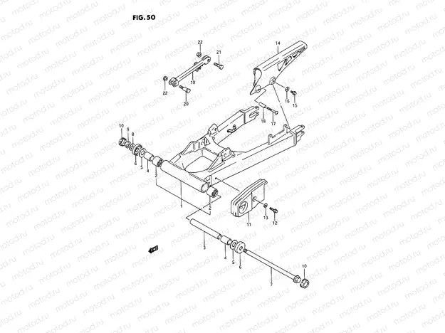 50 - REAR SWINGING ARM