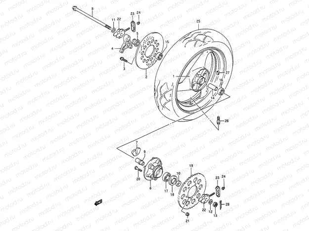 50 - REAR WHEEL