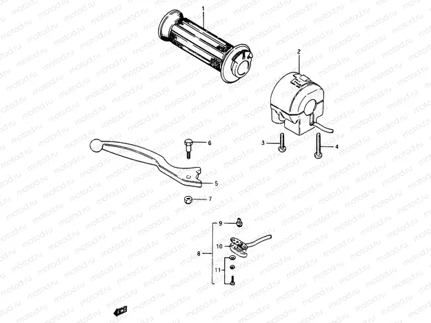 50 - RIGHT HANDLE SWITCH