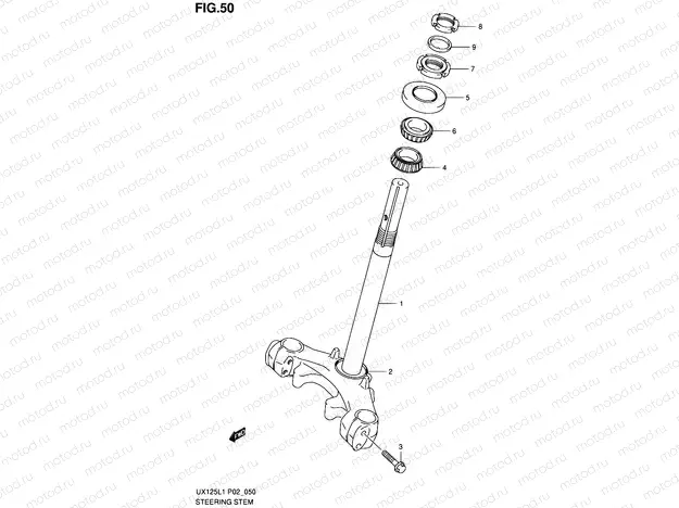 50 - STEERING STEM