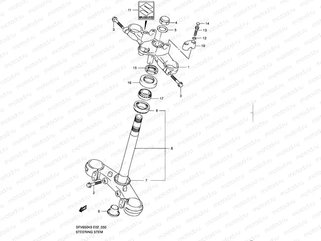 50 - STEERING STEM