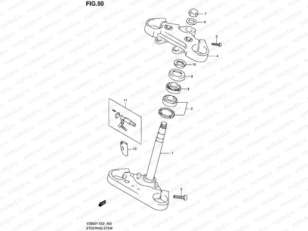 50 - STEERING STEM