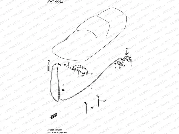 508A - SEAT SUPPORT BRACKET
