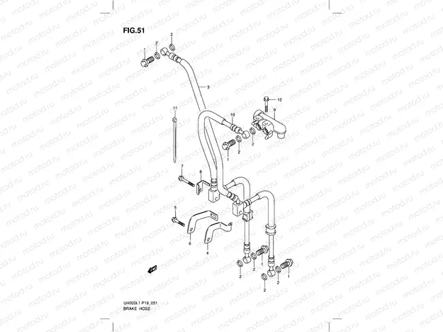 51 - BRAKE HOSE