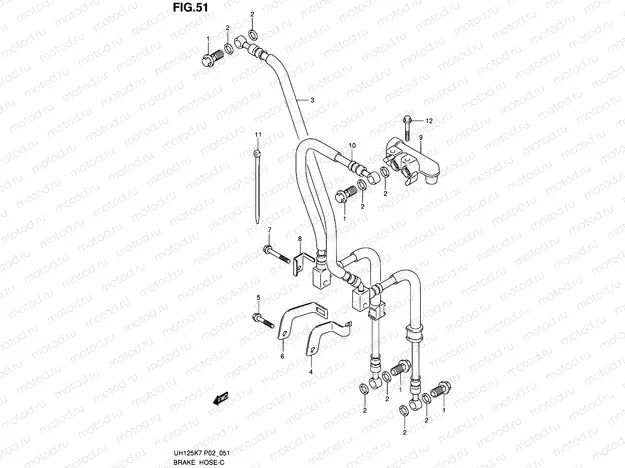 51 - BRAKE HOSE