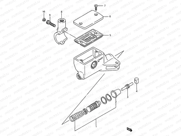 51 - CLUTCH CYLINDER (SEE NOTE)
