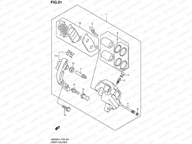51 - FRONT CALIPER