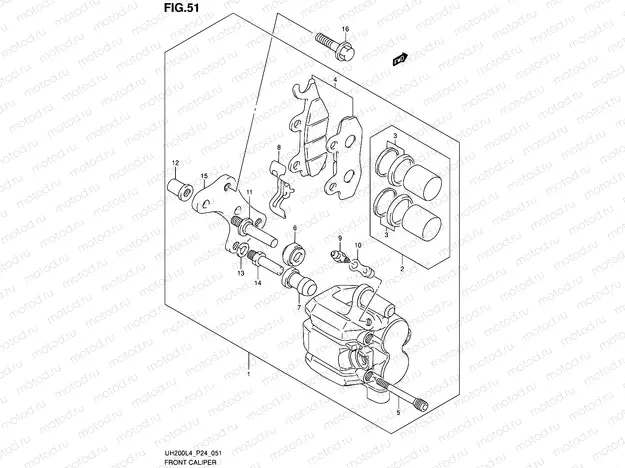51 - FRONT CALIPER