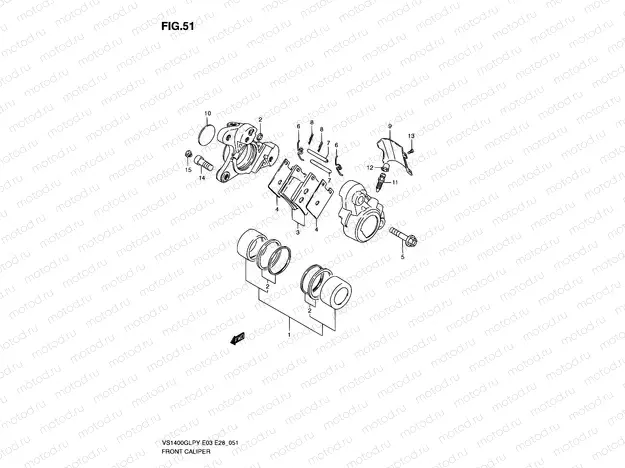 51 - FRONT CALIPER