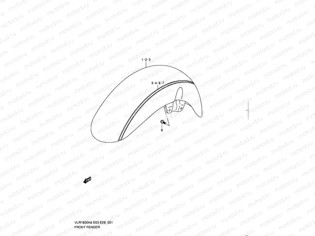 51 - FRONT FENDER