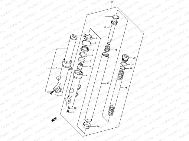 51 - FRONT FORK DAMPER