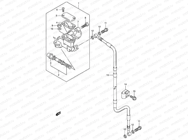 51 - FRONT MASTER CYLINDER