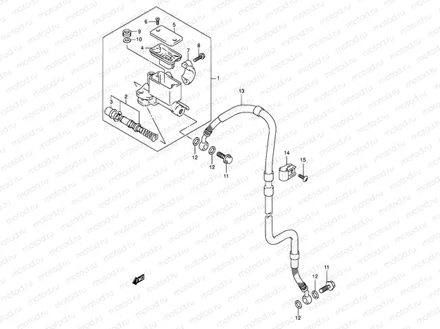 51 - FRONT MASTER CYLINDER