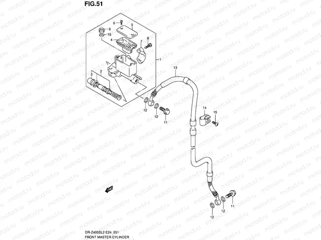 51 - FRONT MASTER CYLINDER