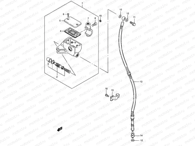 51 - FRONT MASTER CYLINDER