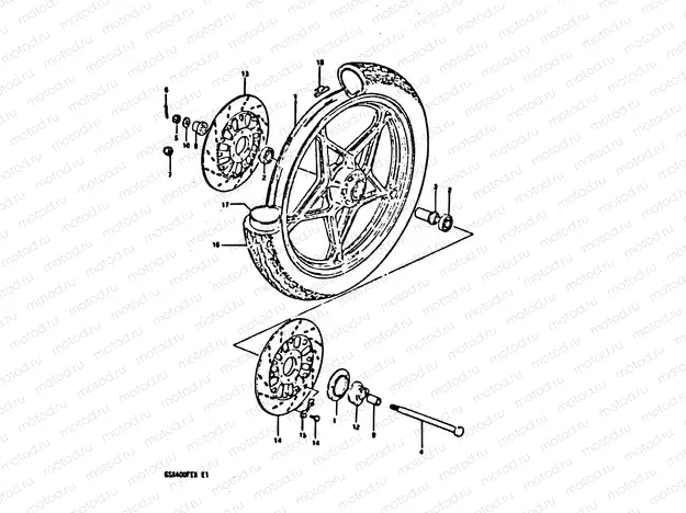 51 - FRONT WHEEL