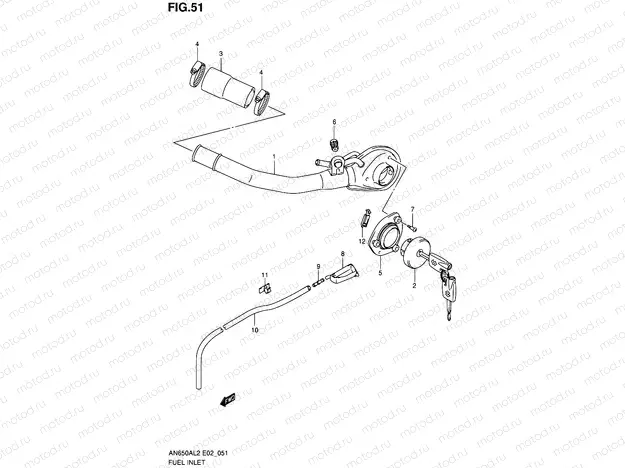 51 - FUEL INLET (AN650AL2 E02)