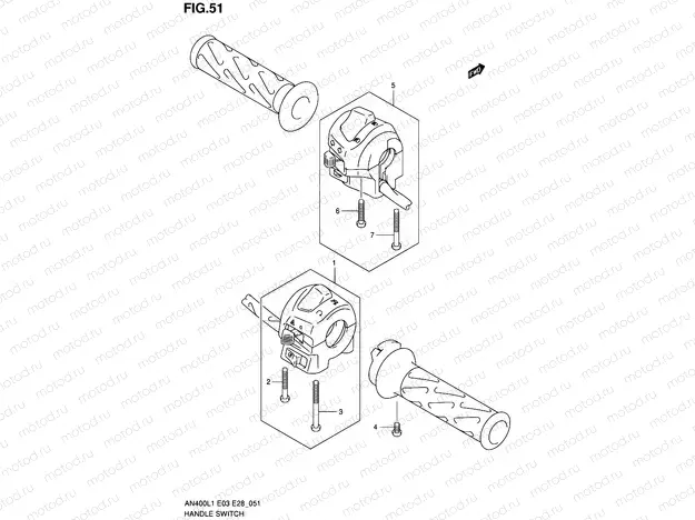 51 - HANDLE SWITCH (AN400L1 E33)