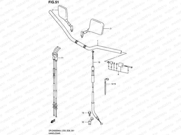 51 - HANDLEBAR