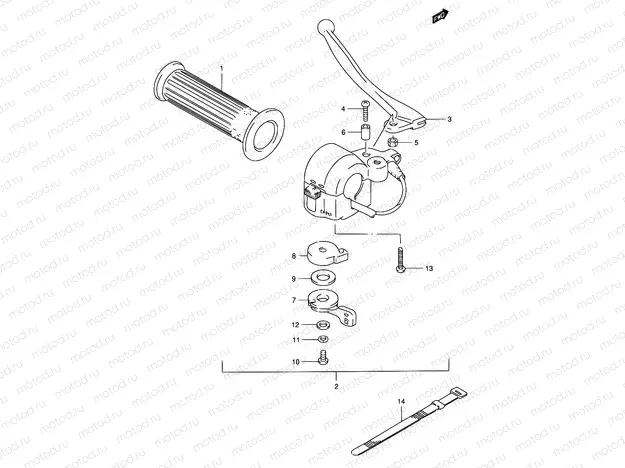 51 - LEFT HANDLE SWITCH (E25)