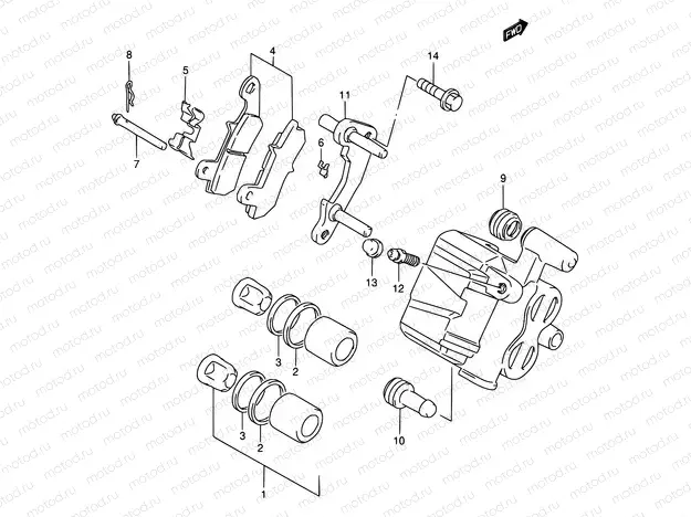 51 - REAR CALIPER