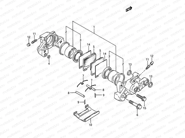 51 - REAR CALIPER