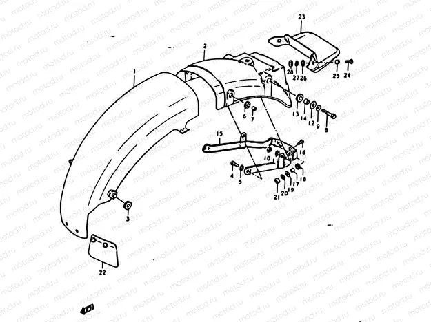 51 - REAR FENDER