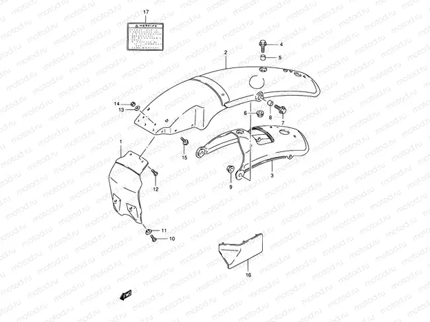 51 - REAR FENDER (MODEL L,MODEL R E01)