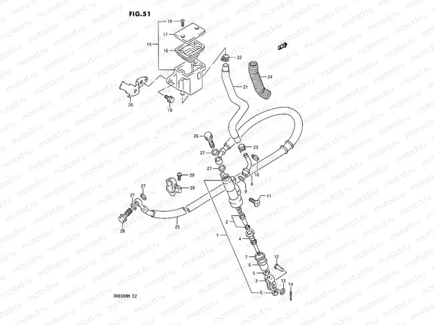 51 - REAR MASTER CYLINDER