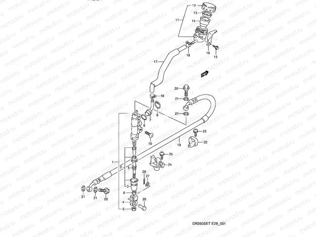 51 - REAR MASTER CYLINDER