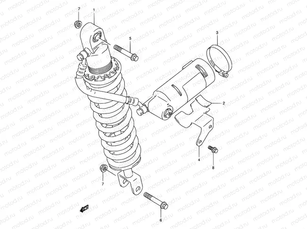 51 - REAR SHOCK ABSORBER